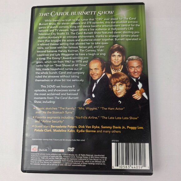Time Life The Carol Burnett Show 3-DVD Set 2012 - Picture 2 of 4
